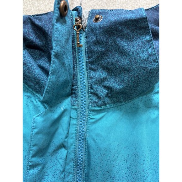 Roxy 10K Ski Snow Boarding Jacket Coat Large Hooded Purple Blue Insulated EUC - Picture 2 of 16